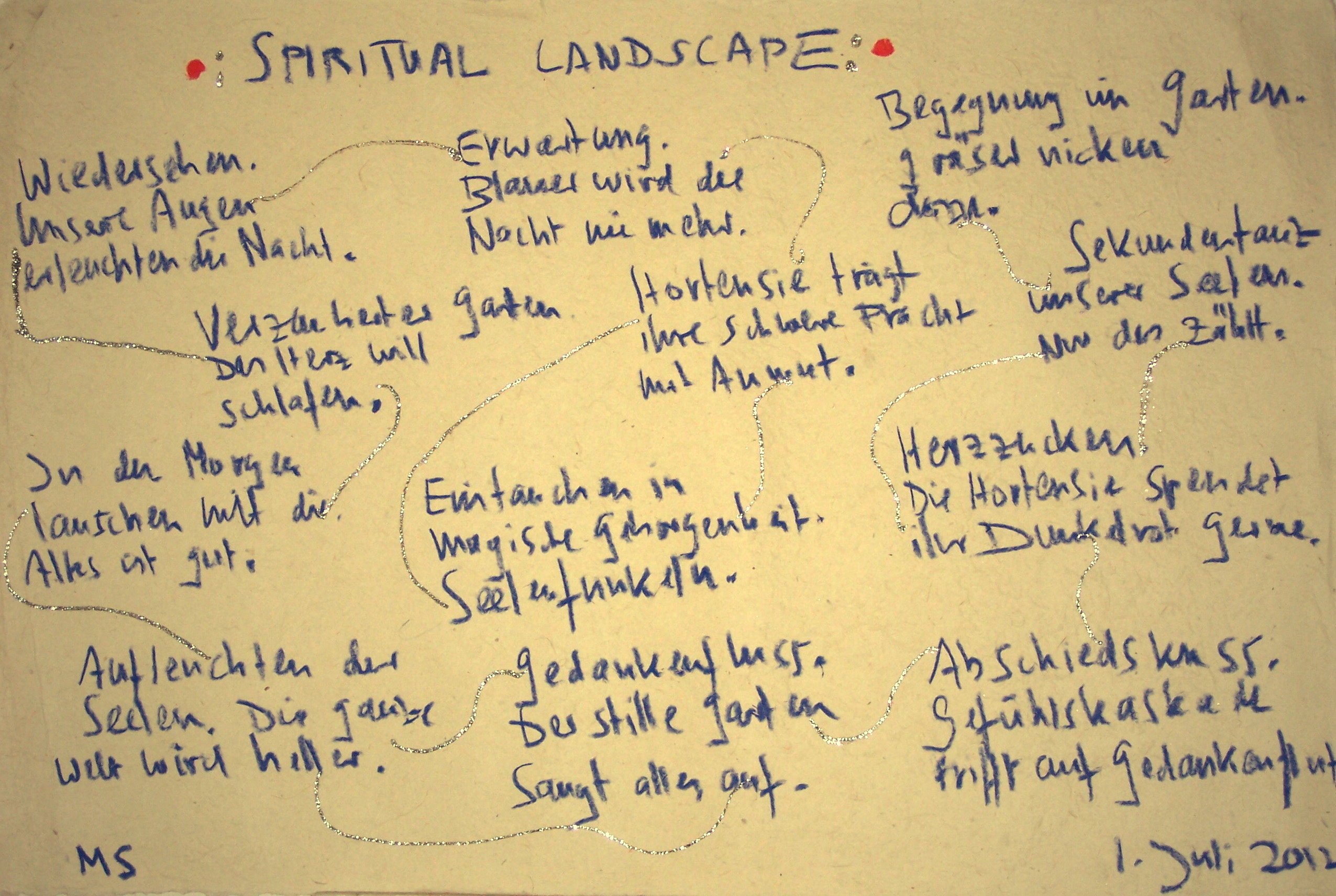20120701_Spiritual Landscape_Gedichtlandschaft